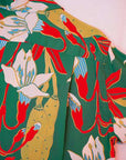 SUN SURF (サンサーフ)　半袖ハワイアンシャツ　SS38799　"CANOE TREE"　グリーン