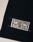 Dapper's (ダッパーズ)　ヘンリーネック・半袖Tシャツ　1324　"Random Henley Work Rib Tee"　ネイビー
