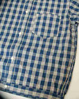 UNION SUPPLY (ユニオンサプライ)　パラカジャケット　US13487　"PALAKA CHECK SHIRT BLOUSE"　ネイビー・ワンウォッシュ