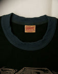 DELUXEWARE (デラックスウエア)　半袖Tシャツ　DLT-1503B　"DUSTANG"　ブラック