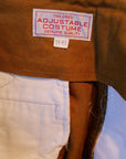 ADJUSTABLE COSTUME (アジャスタブルコスチューム)　コットンダック・ワークバギーパンツ　AP-003　ブラウン