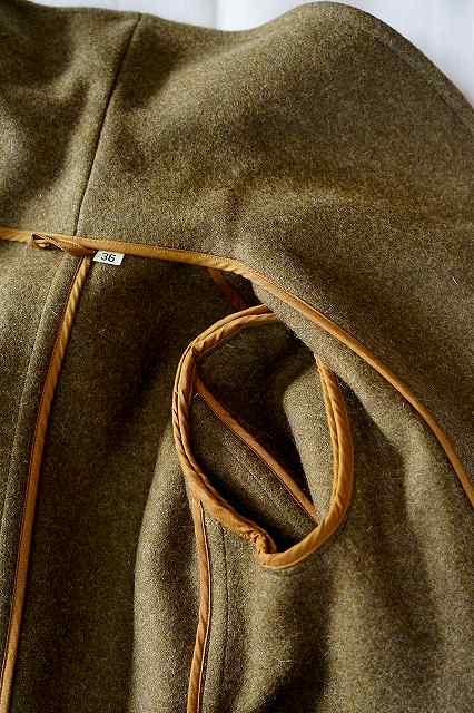 BUZZ RICKSON'S (バズリクソンズ)　ウールブランケットコート　BR15139　"OVERCOAT, SHORT, WOOL　Type M-1926"　オリーブ