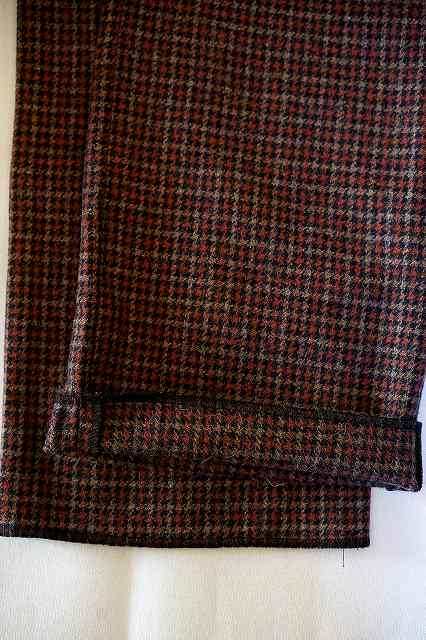 Dapper's (ダッパーズ)　ハイバックトラウザース　1600　"Classical Narrow Trousers Type Hi-Back"　ブリック/ブラック・クラシックチェック