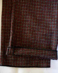 Dapper's (ダッパーズ)　ハイバックトラウザース　1600　"Classical Narrow Trousers Type Hi-Back"　ブリック/ブラック・クラシックチェック