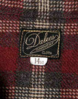 DALEE'S (ダリーズ)　長袖オープンカラーシャツ　"WALES CHECK (ウェールズチェック)"　...30s Wales Check Shirt　ワイン