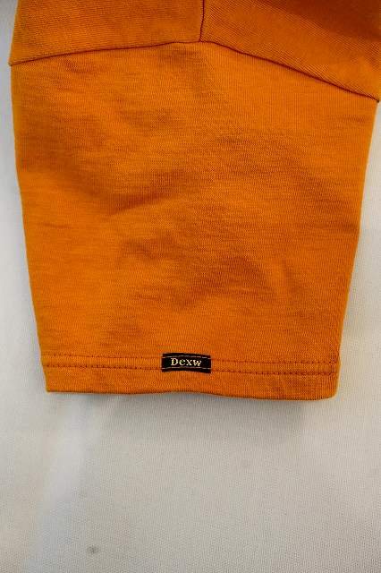 DELUXEWARE (デラックスウエア)　半袖Tシャツ　DXT-2302　"NO.7"　ハニーイエロー