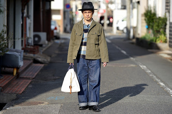 DELUXEWARE (デラックスウエア)　ウールシャツ　MVB-14　"THROUGH WOOL SHIRT"　ブルーチェック