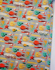 SUN SURF (サンサーフ)　半袖オープンシャツ　SS39099　"UNDER THE SEA" by MOOKIE　グレー