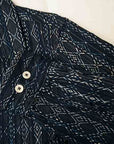 JELADO (ジェラード)　長袖オープンカラーシャツ　SG31144　"Westcoast Shirts"　インディゴ刺し子