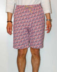 JELADO (ジェラード)　ショートパンツ　AB52307　"United States Bicentennial Shorts (ユナイテッドステイツ バイセンテニアル ショーツ)"　レッド