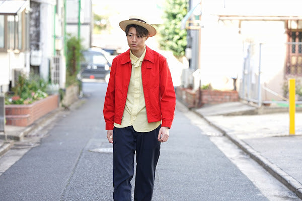 DALEE'S (ダリーズ)　長袖ドレスシャツ　"CALICO.C (キャラコ.C) with COLLER No.2"　クールイエロー