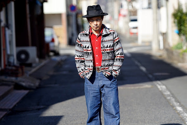 シュガーケーン×ミスターフリーダム　コーデュロイ・ウエスタンシャツ　SC28946　"MFSC "HOOPER" CORDUROY DUDE RANCHER"　レッド