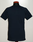 Dapper's (ダッパーズ)　ヘンリーネック・半袖Tシャツ　1324　"Random Henley Work Rib Tee"　ネイビー