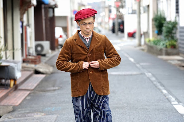 ADJUSTABLE COSTUME (アジャスタブルコスチューム)　キャスケット　AC-097　"20's Style Casquette"　ワイン