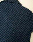 JOHN GLUCKOW (ジョン・グラッコウ)　半袖シャツ　JG42115　"Brig Shirts (ブリッグシャツ)"　刺し子・インディゴチェック
