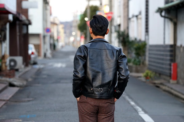JELADO (ジェラード)　レザージャケット　JP94409　"44 Leather Jacket"　ブラック