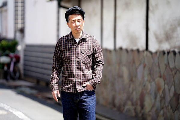 DALEE'S (ダリーズ)　長袖シャツ　"Romani (ロマーニ)"　...30s Boxy line shirt　マドラス