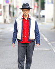 シュガーケーン×ミスターフリーダム　コーデュロイ・ウエスタンシャツ　SC28946　"MFSC "HOOPER" CORDUROY DUDE RANCHER"　レッド