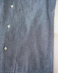WARE HOUSE (ウエアハウス)　半袖オープンカラーシャツ　3091　"S/S OPEN COLLAR SHIRTS"　コンビシャンブレー