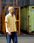 SUN SURF Special Edition (サンサーフ・スペシャルエディション)　半袖パラカシャツ　SS39127　"WATUMULL'S PALAKA CHECK SHIRT"　イエロー
