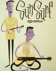 SUN SURF (サンサーフ)　半袖Tシャツ　SS78035　"HAWAIIAN BAND" by SHAG　ターコイズ