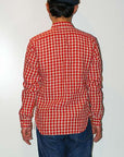 JELADO (ジェラード)　長袖ワークシャツ　JP51104　"Railroader Shirts (レイルローダーシャツ)"　レッド
