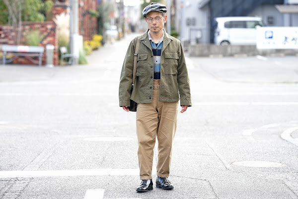 JELADO (ジェラード)　フィールドジャケット　CT03443　"CM43 HBT Field Jacket"　オリーブ