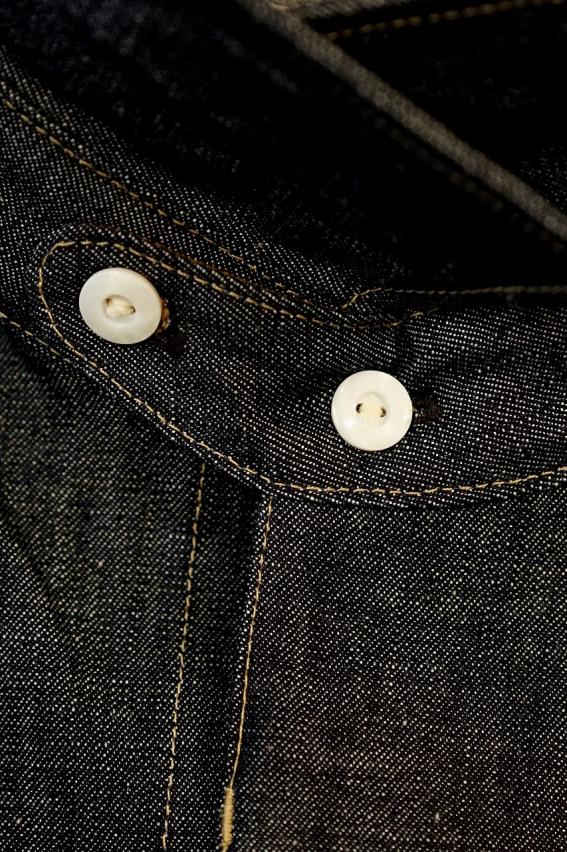 DELUXEWARE (デラックスウエア)　デニムシャツ　7640　"40S DENIM SHIRT"　インディゴ・ノンウォッシュ