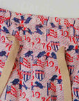 JELADO (ジェラード)　ショートパンツ　AB52307　"United States Bicentennial Shorts (ユナイテッドステイツ バイセンテニアル ショーツ)"　レッド