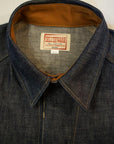 DELUXEWARE (デラックスウエア)　デニムシャツ　7640　"40S DENIM SHIRT"　インディゴ・ノンウォッシュ