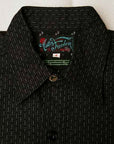 SUGAR CANE (シュガーケーン)×MISTER FREEDOM (ミスターフリーダム)　長袖ワークシャツ　SC27952　"NIXON SHIRT"　ブラック・ワンウォッシュ
