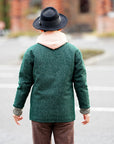 Dapper's (ダッパーズ)　クラシカルワイドブリムハット　1221　"Classic Rabbit Fur Hat"　ブラック