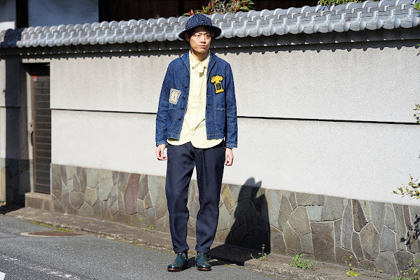 DALEE'S (ダリーズ)　長袖ドレスシャツ　"CALICO.C (キャラコ.C) with COLLER No.2"　クールイエロー