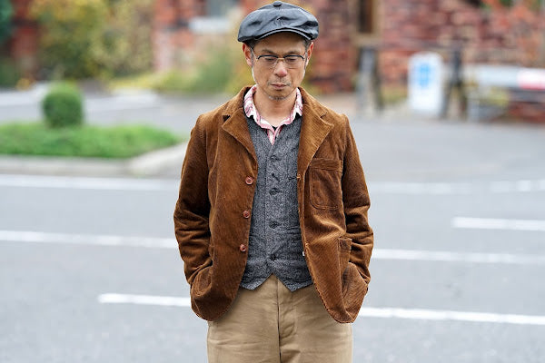 Dapper's (ダッパーズ)　ワークテーラードジャケット　1744　"Classical 3Button Work Tailored Jacket"　キャメル