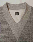 DALEE'S (ダリーズ)　Vネック・スウェット　"Antique.SW (アンティークスウェット)"　...10s Antique Sweat Shirt　ラフ杢グレー