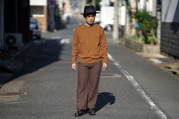 Dapper's (ダッパーズ)　クラシカルワイドブリムハット　1221　"Classic Rabbit Fur Hat"　ブラック
