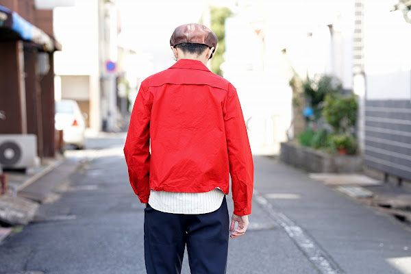 Dapper's (ダッパーズ)　レザーキャスケット　1669　"40’s Style Classic Horsehide Leather Casquette"　ブラウン