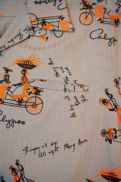 STAR OF HOLLYWOOD (スターオブハリウッド)　半袖オープンシャツ　SH38885　"CALYPSO"　グレー