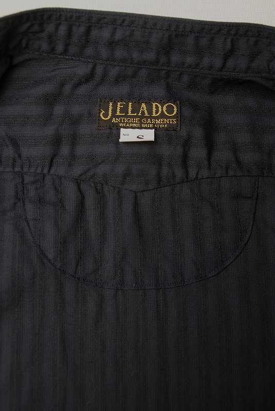 JELADO (ジェラード)　長袖ワークシャツ　AG61102　"Ellis (エリス)"　オールドネイビー