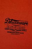 DELUXEWARE (デラックスウエア)　半袖Tシャツ　BRGX-22D　"EAGLE ARCH"　アンバーオレンジ