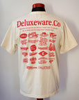 DELUXEWARE (デラックスウエア)　半袖Tシャツ　BRG-DD3A　"DELUXEWARE & DALEE'S"　ナチュラル