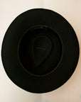 Dapper's (ダッパーズ)　クラシカルワイドブリムハット　1221　"Classic Rabbit Fur Hat"　ブラック