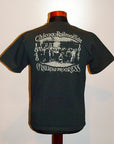 DELUXEWARE (デラックスウエア)　半袖Tシャツ　DLT-31　"STEAM BOILER"　インクブラック