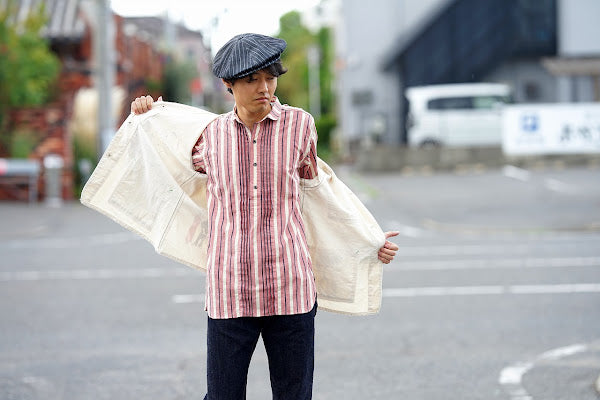 SUGAR CANE (シュガーケーン)　9oz.ツイル・ワークコート　SC15506　"1920's CARTOON WORK COAT"　ナチュラル・ワンウォッシュ