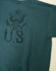 DELUXEWARE (デラックスウエア)　スウェット　S101-31　"U.S"　D.ネイビー