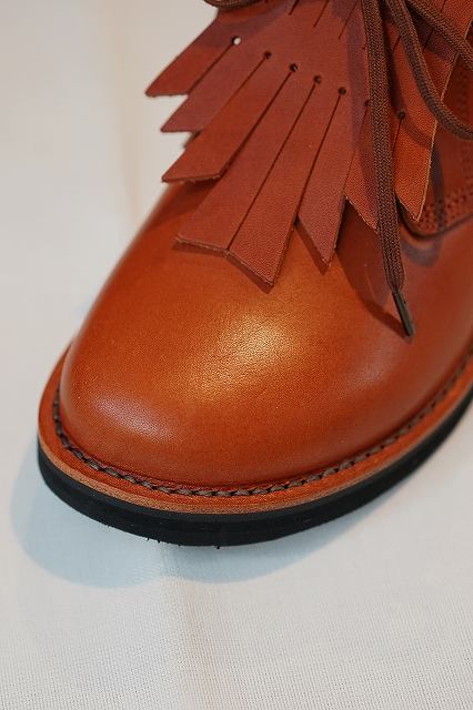 Dapper's (ダッパーズ)　タッセルシューズ　1472　"Three Eyelets Shoes With Tassels"　アンバー
