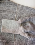 Dapper's(ダッパーズ)　ハーフジップスウェット　1660　"Classical Two Way Neck Half Zip Sweat Special Sewing Model"　ヘザーグレー