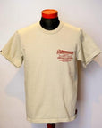 DELUXEWARE (デラックスウエア)　半袖Tシャツ　BRGX-22D　"EAGLE ARCH"　オイルベージュ