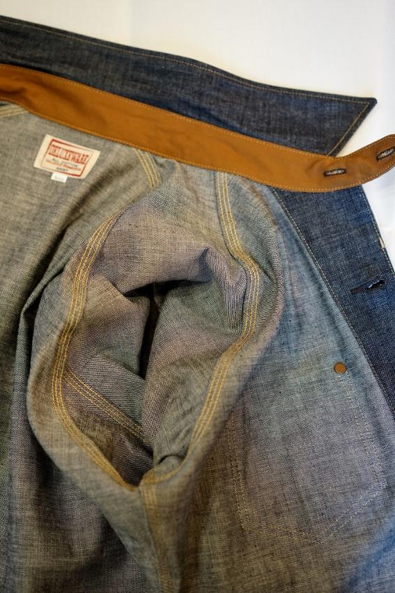 DELUXEWARE (デラックスウエア)　デニムシャツ　7640　"40S DENIM SHIRT"　インディゴ・ノンウォッシュ