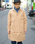 TCB (ティーシービー)　ショップコート　"Tabby's Coat"　ベージュシャンブレー